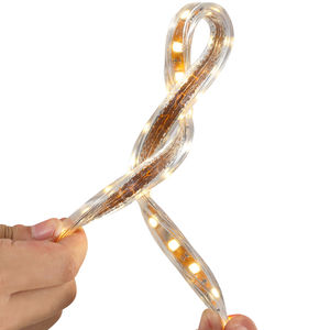 ไฟแถบ LED RGB สีขาว แบบยืดหยุ่น 60led 180led แรงดันสูง Smd5050 2835 ตัดได้ สำหรับภายนอกอาคาร กันน้ำ IP67 - Product Image 4