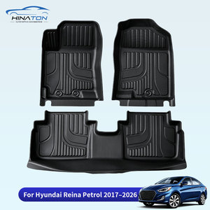 Accessoires intérieurs automobiles en gros, tapis de voiture 3D en <span class=keywords><strong>TPE</strong></span> toutes saisons, imperméables, pressés à chaud, faciles à nettoyer, pour Hyundai Reina essence 5 places - Product Image 1