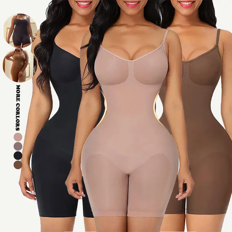 Sh-2021 — vêtements amincissants pour femmes, contrôle du ventre, sans couture, body façonnant, grande taille