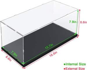 Vitrine en acrylique transparente épaisse pour objets de collection 10295 10337 10330 10353 76450 42176 43268 42170 42160 10300 1/18 Rc - Product Image 2
