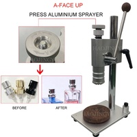 Machine à sertir multifonctionnelle pour le pressage de pompes en plastique et en aluminium pour le capsulage de bouteilles de parfum-pour le sertissage et le scellage