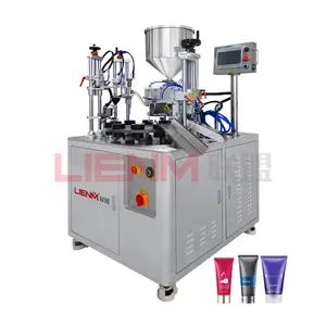 Máquina semiautomática de enchimento e selagem de tubos de creme cosmético máquina ultrassônica de enchimento e selagem de tubos