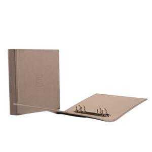 Binder penutup kulit PU logo kustom 4 cincin klip logam a6 binder mewah - Product Image 4