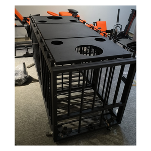 Cama Jaula Modelo Z3 Scarletsin, Muebles Eróticos BDSM, Cama Jaula de Encurral y Confinamiento para Hotel, Alojamiento, Habitación de Dominación y Juegos de Seducción - Product Image 4