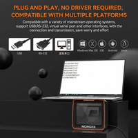 Escáner de Código de Barras Omnidireccional 2D de 1.3 Megapíxeles para Montaje en Pared o Escritorio, Interfaz USB, en Stock