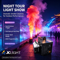 Machine à fumée à colonne d'air LED RGB ambre 3700W, étanche IPX3, jet de 15m, télécommande DMX512, jet de brouillard de scène pour mariage et concert