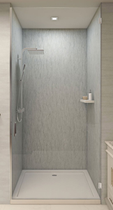<span class=keywords><strong>Panneaux</strong></span> muraux de <span class=keywords><strong>douche</strong></span> <span class=keywords><strong>pour</strong></span> salle de bain d'hôtel Wiselink en surface solide, feuilles acryliques en pierre artificielle durables <span class=keywords><strong>pour</strong></span> l'entourage, <span class=keywords><strong>pour</strong></span> usage commercial - Product Image 3
