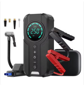 Портативное пусковое устройство для автомобиля 16000 мАч 150 Вт с зарядкой USB-C, светодиодным фонарем, цифровым дисплеем и защитой от искр - Product Image 1