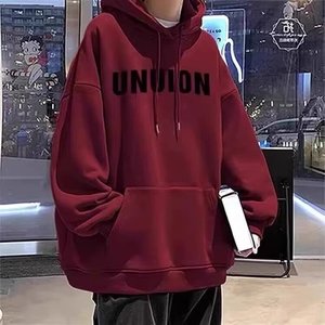 Sweats à capuche d'hiver pour hommes, impression de logo personnalisée, 100% polyester, coupe-vent, uni, décontracté, luxe, unisexe, polaire, broderie, en vrac - Product Image 5