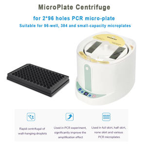 WEIAI prix bon marché 2500 tr/min microcentrifugeuse de microplaque médicale 384 <span class=keywords><strong>96</strong></span> <span class=keywords><strong>puits</strong></span> pcr <span class=keywords><strong>plaque</strong></span> <span class=keywords><strong>centrifugeuse</strong></span> de laboratoire - Product Image 2