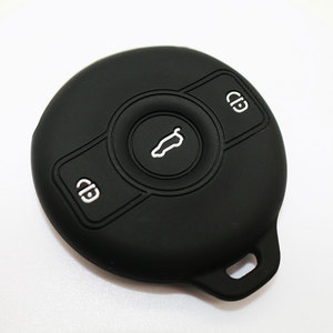 Étui de protection pour clé de voiture à distance en silicone populaire, accessoires pour Mercedes Benz <span class=keywords><strong>SMART</strong></span> Fortwo 1 3 boutons, porte-clés, coque - Product Image 5