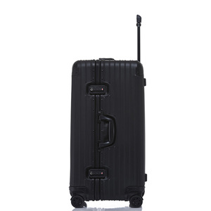 Badshishang 30-Inch Aluminum-Magnesium Alloy Trolley Case 4 <b>Wheels</b> Business Travel Luggage Black Durable Swivel <b>Wheels</b> - Product Image 4
