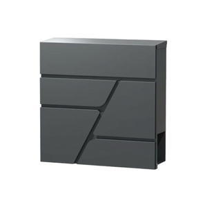 ตู้รับจดหมายติดผนังเหล็กกันน้ำ ป้องกันการโจรกรรม ทนทาน ใช้กับอพาร์ทเมนท์ ตู้ไปรษณีย์ ใส่หนังสือพิมพ์ จดหมาย - Product Image 2