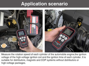 2024 Smartach Multisysteem Ontstekingsanalysator Zwart Auto-ontstekingsspoeltester met 35cm Probe OBD2 Scanner Diagnostische Tool - Product Image 5
