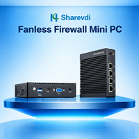 Pfsense Firewall Mini PC Industriel In-tel J4105/J3710 4*Intel I226 LAN 2* 1*RS232 Module 4G OPNSense Ubuntu OpenWrt Centos