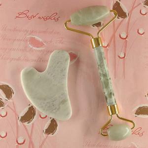 SYMLM Roue roulante jade Anti-âge jade 3D rouleau de massage personnalisé blanc <span class=keywords><strong>Jaderoller</strong></span> guasha soins de la peau et outils de beauté - Product Image 5