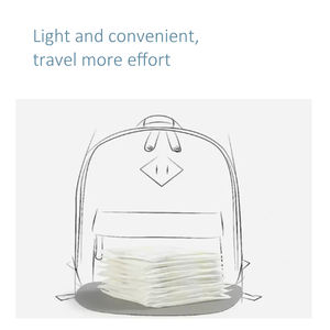 مريلة أطفال مخصصة مطبوعة للاستعمال مرة واحدة للفتيات والصبيان الرضع من شركة تصنيع المعدات الأصلية ، مريلة أطفال ورقية للاستعمال مرة واحدة للمطعم - Product Image 3