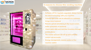 מכונה אוטומטית אוטומטית למוצרים קוסמטיים ריסוס בושם בשירות עצמי חכם - Product Image 5