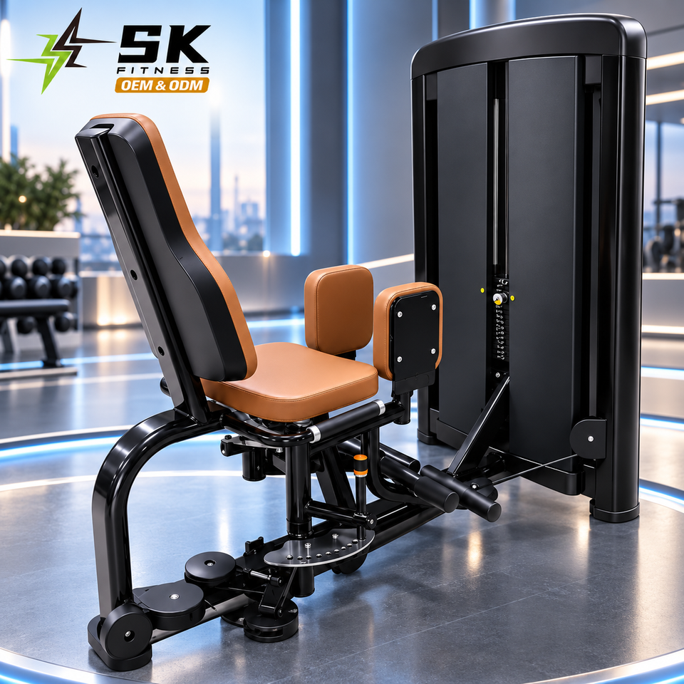 SK-LZN9 Pin Loaded Hip Adductor Machine With Adjustable Seat Leg Pads ...