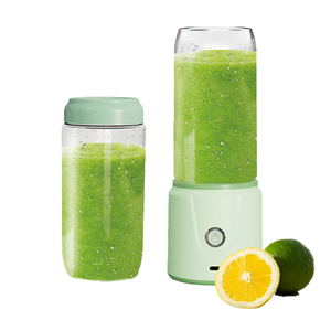 Xách tay 420ml ngoài trời mini Mixer Máy xay sinh tố DC động cơ USB có thể sạc lại 10 lưỡi thép không gỉ thực phẩm tự động trái cây máy ép trái cây cup - Product Image 3