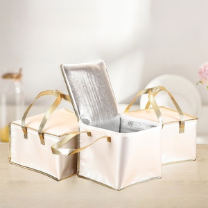 Bolsa <span class=keywords><strong>de</strong></span> Entrega Ecológica Aislante, No Tejida, Biodegradable, Compostable Después del Uso, <span class=keywords><strong>Concepto</strong></span> Sostenible - Product Image 4