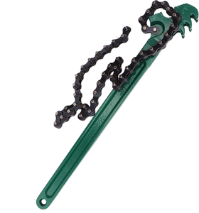 Llave de Cadena de Acero al Carbono Resistente a la Corrosión de Grado Industrial Premium de 8-12 Pulgadas, 2000 lb-ft de Torque Máximo, Personalizable OEM - Product Image 1