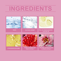 Huile de parfum roll-on 12 ml Grenade Pivoine, senteur florale fruitée douce, longue tenue, format de poche, portable, pour femme