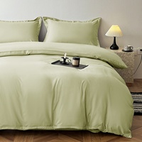 Parures de lit de style européen et américain, solides, personnalisées, 4 pièces, 6 pièces, taille Queen, King
