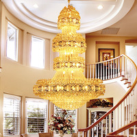 Nouveau produit, lustre en cristal LED décoratif moderne pour hôtel, salon, villa, restaurant, projet personnalisé, décoration de luxe