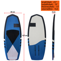 Haute qualité OEM fibre de carbone EPS PVC océan surf aile feuille pompage dockstart planche de surf dur hydroptère plaques océan feuille conseil