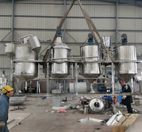 Nouvelle machine de raffinage d'huile de graines de lin automatique de 1 à 200 tonnes/jour avec fonction de dégommage, petite raffinerie d'huile végétale comestible brute