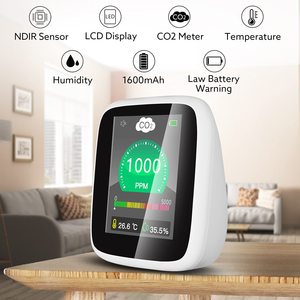 Indoor CO2 Meter CO2 <strong>Monitor</strong> for Home Temperature Carbon Dioxide Detector Air Quality <strong>Monitor</strong> NDIR Sensor 400~5000ppm Range - Product Image 2