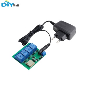 DIYmall ESP32S <span class=keywords><strong>Module</strong></span> relais <span class=keywords><strong>4</strong></span> canaux ESP32-WROOM-32U WiFi <span class=keywords><strong>Module</strong></span> compatible <span class=keywords><strong>Bluetooth</strong></span> avec alimentation prise ue - Product Image 1