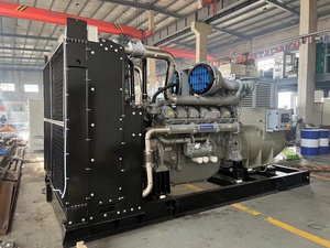 Générateur diesel refroidi par eau WETECH WTP-1100GF 1100KW/1100KVA, moteur britannique 4012-46TAG2A, ATS, châssis ouvert, démarrage 24V DC - Product Image 6