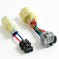 Adaptateur de distribution OBD0 vers OBD1 pour Honda 88-91 CRX Civic Prelude Integra Jumper Harnes - Faisceau de câblage personnalisé CNCH Kswap