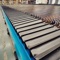Nouvel Arrivage Équipement de découpe laser sur rail au sol 20000W, Plateau segmenté modulaire de 13m avec système d'extraction des poussières, Expédition facile