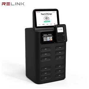 Station de recharge de batteries partagées à 12 emplacements avec paiement par point de vente |   Solution de location intelligente pour les entreprises de recharge de téléphones - Product Image 5