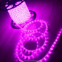 TOP 9: Cambio de color 3 cables RGB claro LED Cuerda Luces 1/2 "Redondo Carrete de 100 metros