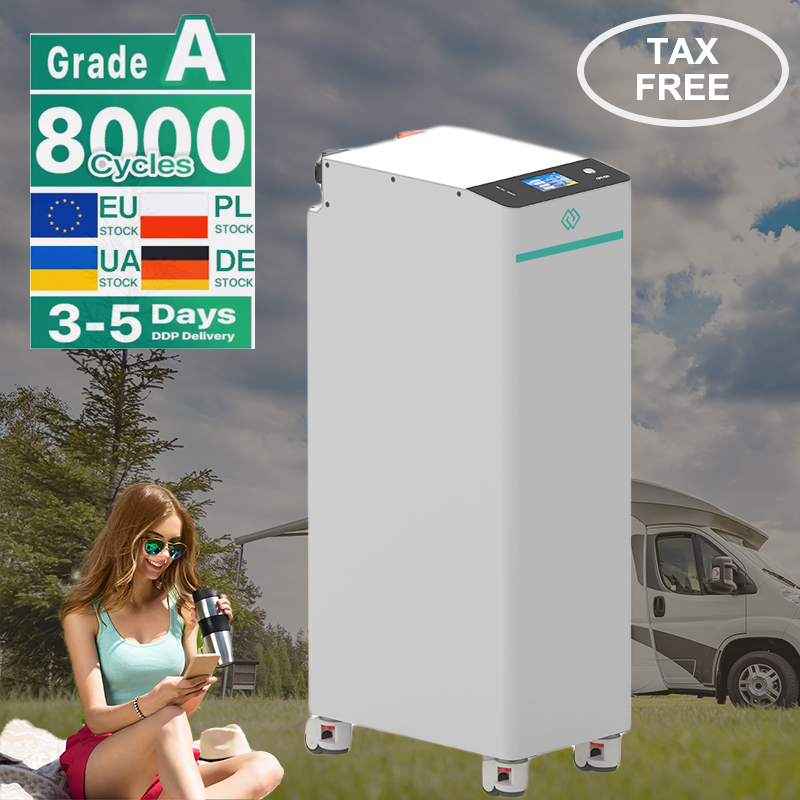 Вертикальная домашняя система хранения энергии EU Stock SEPLOS V4, батарея 15Kwh 48V Lifepo4, батарея 51,2 V 280Ah 306Ah 8000 циклов 48V 51,2 V 280Ah