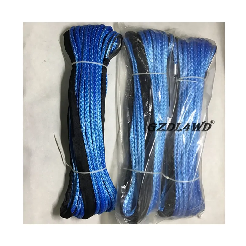 Material made in Holland Electric Synthetic Winch Extension Rope In Offroad