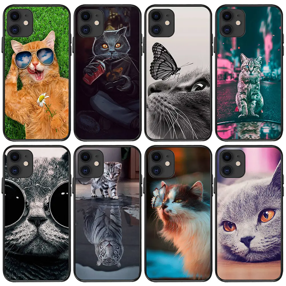 New Design Customized Tough Protection 2d Tpu Pc Colors Sublimation Phone Cases for Iphone 11 12 13 14Pro Max 7 8 Plus