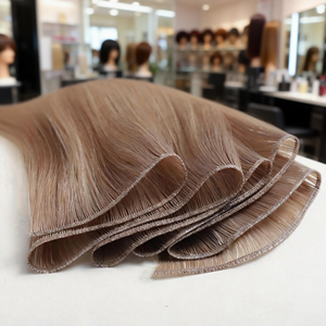 ผมถักเปียแท้ 100% - ผมต่อเนียนนุ่ม หนังกำพร้าผมยังอยู่ครบ สำหรับร้านเสริมสวยและขายต่อ - Product Image 3