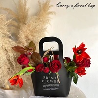 Sacs cadeaux en papier kraft pour bouquets de fleurs avec poignée, emballage de fleurs, décoration de la maison