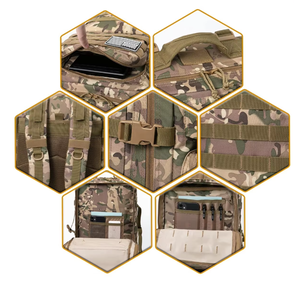 <span class=keywords><strong>Sac</strong></span> de taille tactique camouflage <span class=keywords><strong>multi</strong></span>-compartiments de haute qualité pour le tir en plein air, <span class=keywords><strong>sac</strong></span> banane unisexe haute capacité - Product Image 6