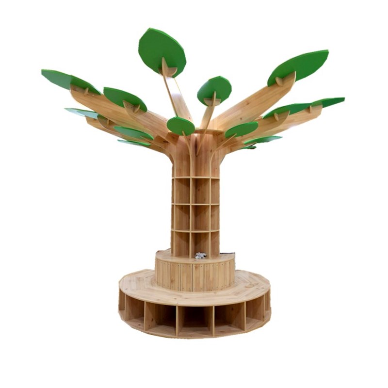 Grande étagère d'arbre avec siège