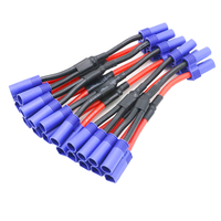Connecteur de balle EC8 à courant élevé 8mm plaqué or fiche banane prise femelle connecteurs mâles pour RC Drone voiture Esc Lipo batterie FT