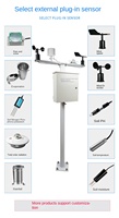 IoT Lorawan 4G énergie solaire forêt plante surveillance météorologique capteur extérieur Station météo automatique