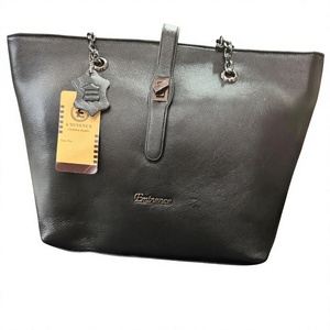 Bolso de Mano de Cuero Genuino de Alta Calidad, Cierre de Cremallera Resistente, Impermeable, Ligero, Ideal para Viajes, Gran Capacidad - Product Image 1
