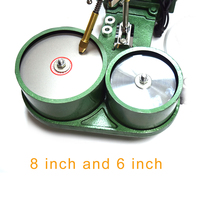 Machine à tailler les pierres précieuses Kinway de 8+6 pouces pour la fabrication de bijoux en diamant, machine à facetter les pierres précieuses