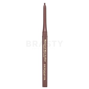 Dermacol 02 marrone impermeabile Micro Eyeliner 2-in-1 colorato Gel e penna per Eyeliner liquido per il trucco degli occhi - Product Image 1